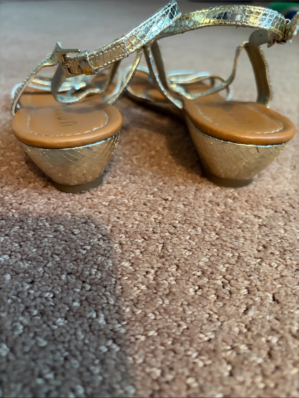 Unisa Gold Formal Sandals - Picture 5 of 5